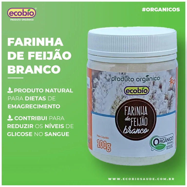 Farinha de Feijão Branco Orgânico